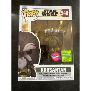 Funko Pop! Star Wars Krrsantan #548 Flocked GameStop Summer Convention 2022